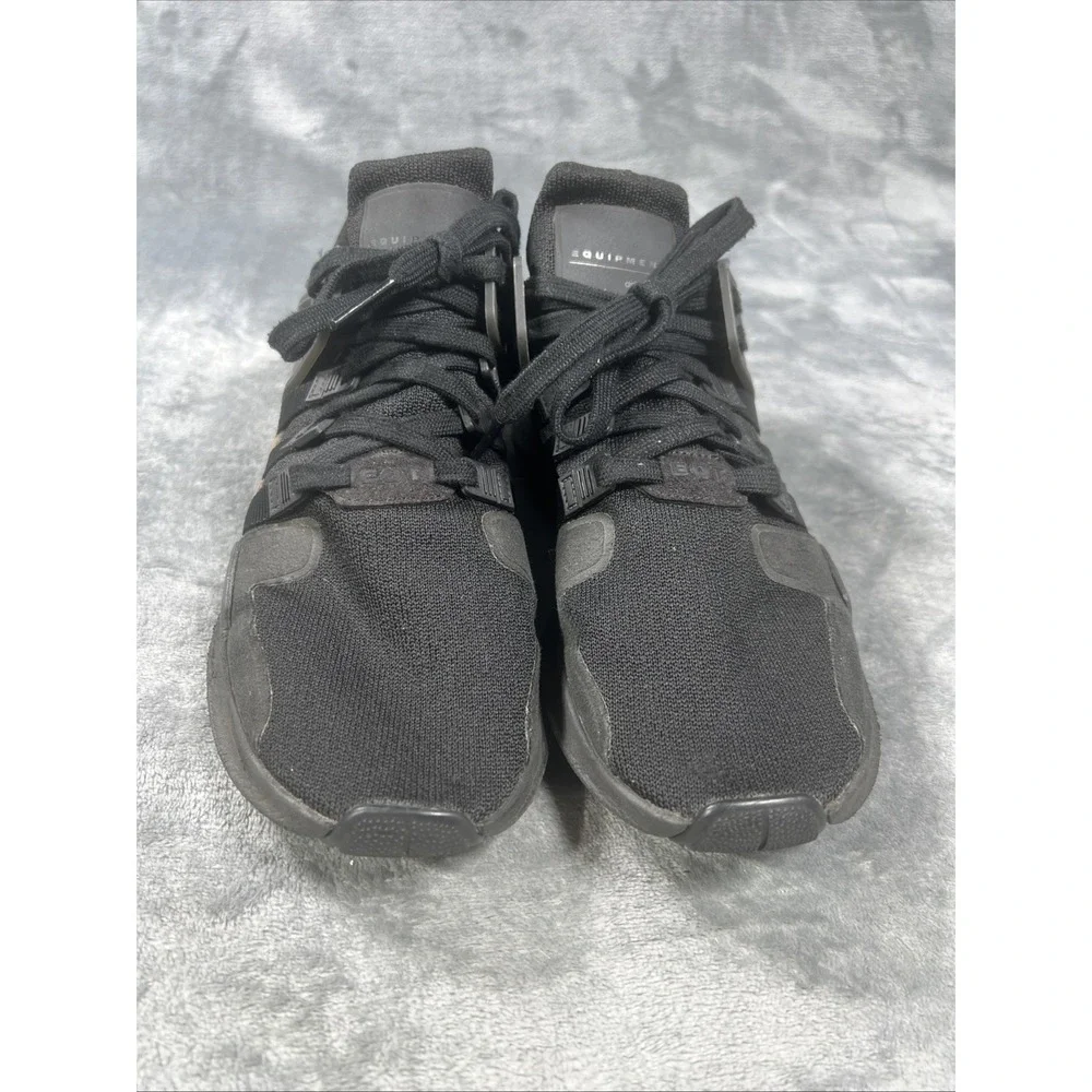 Adidas EQT Support Adv Mens 8.5 Black Athletic Running Shoes Sneakers Colorblock